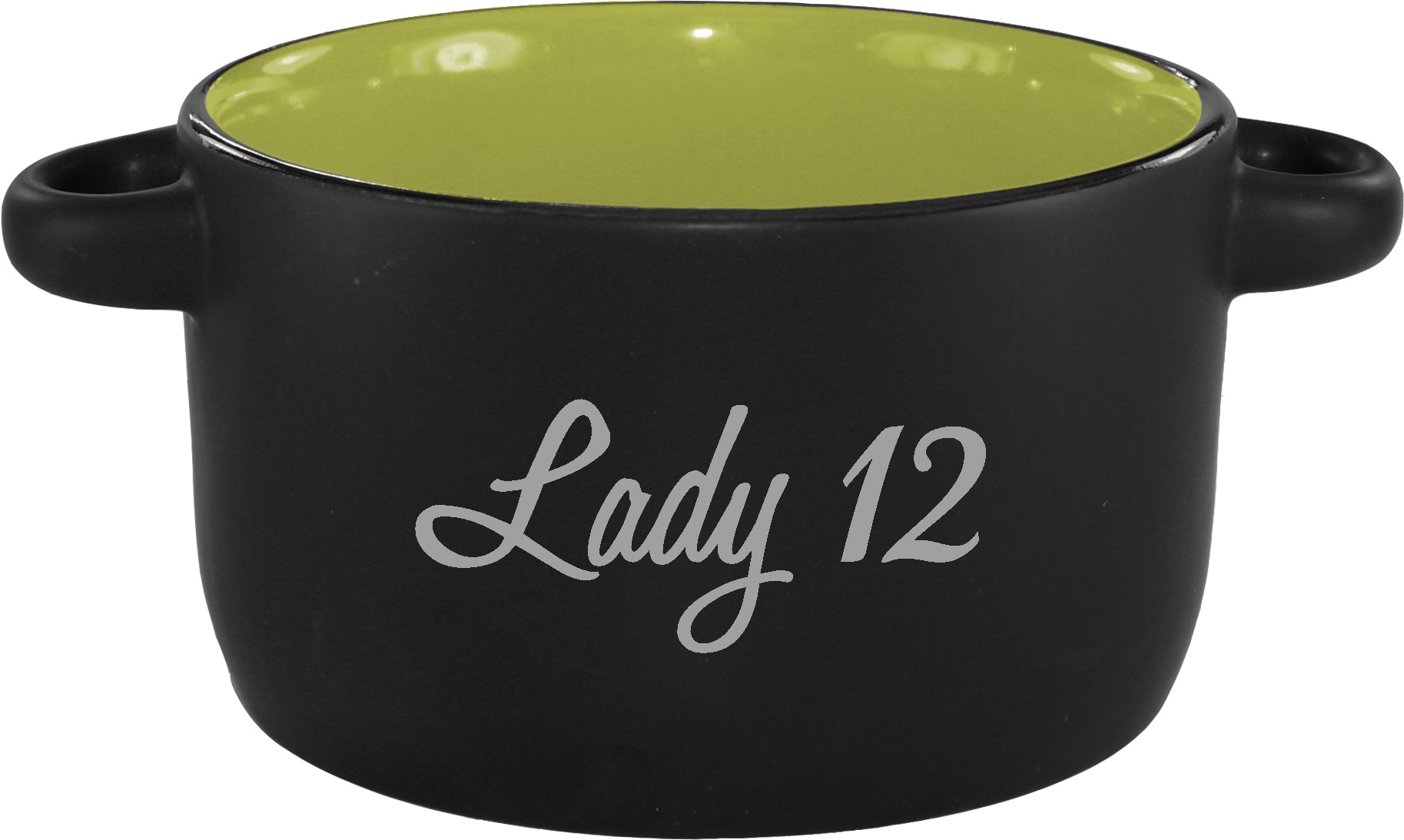 U2898 | 11 Ounce Black Matte Out, Glossy Color In Espy Ceramic Bowl - Image 3