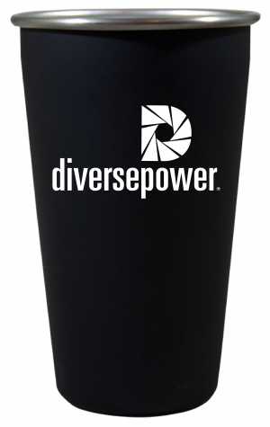 16 oz. Stainless Steel Pint with Matte Black Finish-0