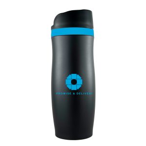 The Force Vacuum Sealed Thermal Double Walled Stainless Steel Travel Tumbler- 14 oz.-0