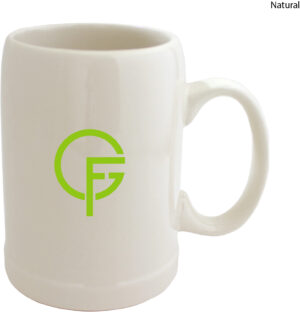 7190 | 20 Ounce Natural or White Ceramic Stein