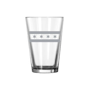 15585- 9 Ounce Little Brother Pint Shaped Glass