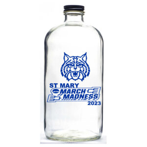 1060033 | 32 Ounce Clear Boston Round Howler