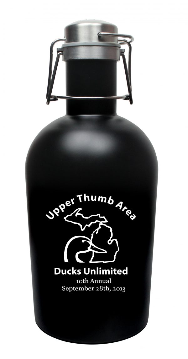 64 Ounce Colored Stainless Steel Growler-4557