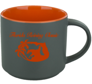 959 | 16oz Norwich Executive Grey Satin Out with Gloss Color In Ceramic Mug