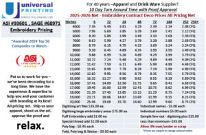 Contract Decorating Embroidery