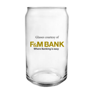 5458 | 16oz Giant Beer Can Glass