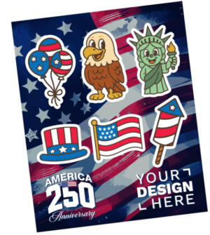 STCKS46 | 4" x 6" Vinyl Sticker Sheet 6mil