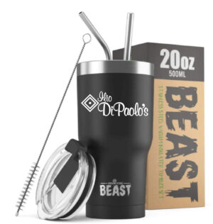 BeastTravel20 | 20oz BEAST Tumbler Stainless steel with straws - Leak proof Insulated Travel Mug