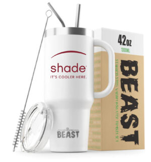 BeastTravel42 | 42oz BEAST Tumbler with handle - Stainless steel Leak proof Insulated Travel Mug with straws