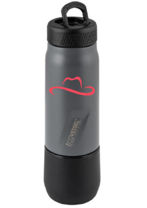 The Flask – EcoVessel 8 oz Bottle with Removable Shot Glass
