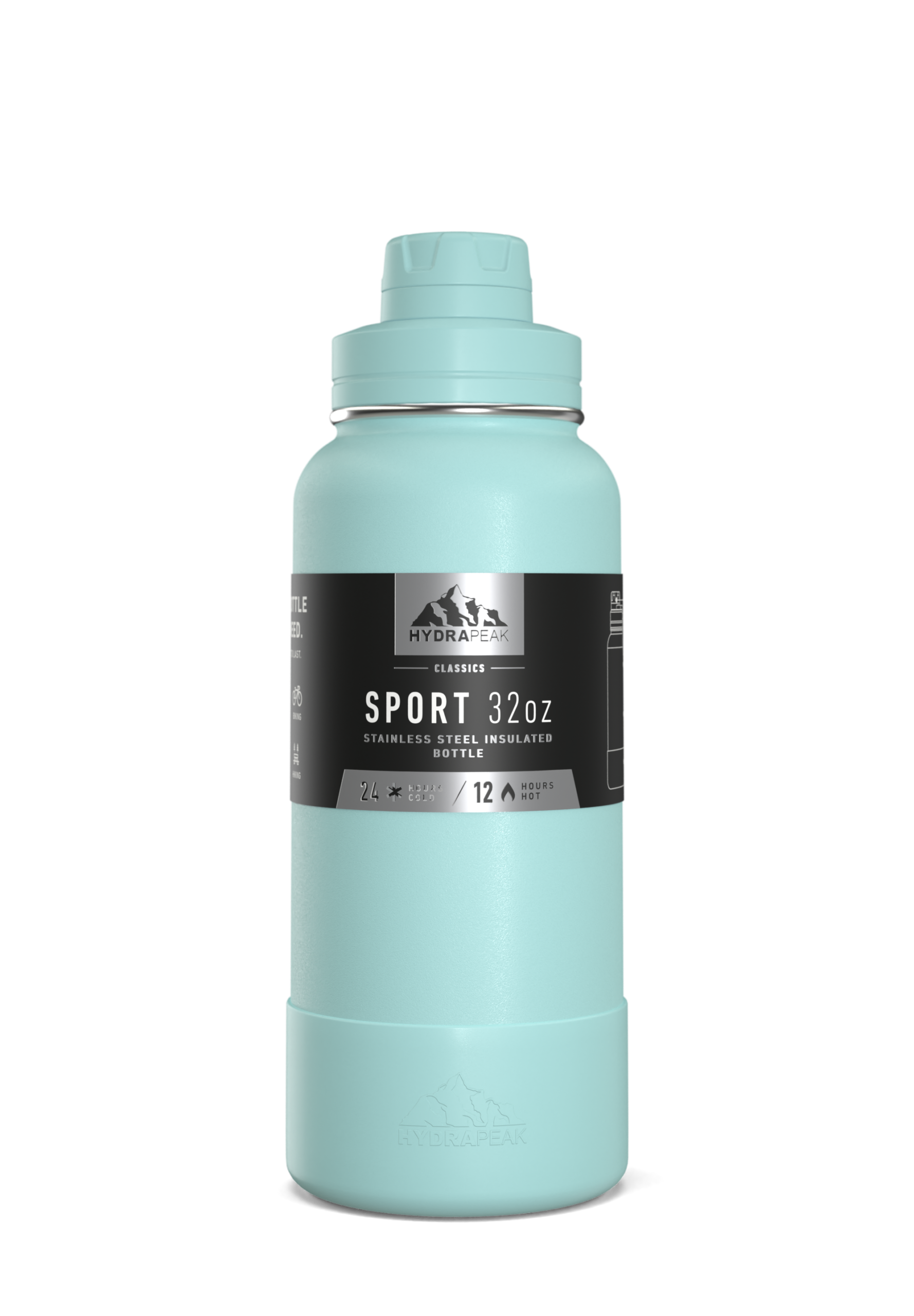 SportBootChug32 | HydraPeak 32oz Chug bottle with silicone boot - Image 6