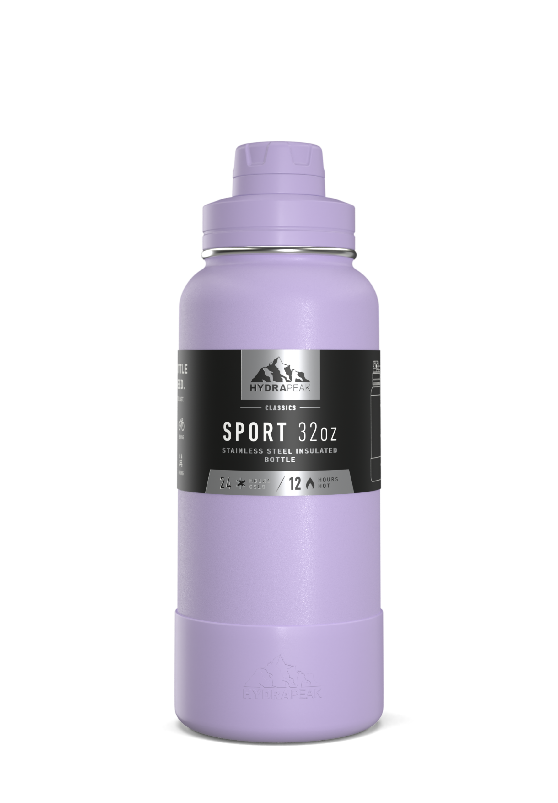 SportBootChug32 | HydraPeak 32oz Chug bottle with silicone boot - Image 2