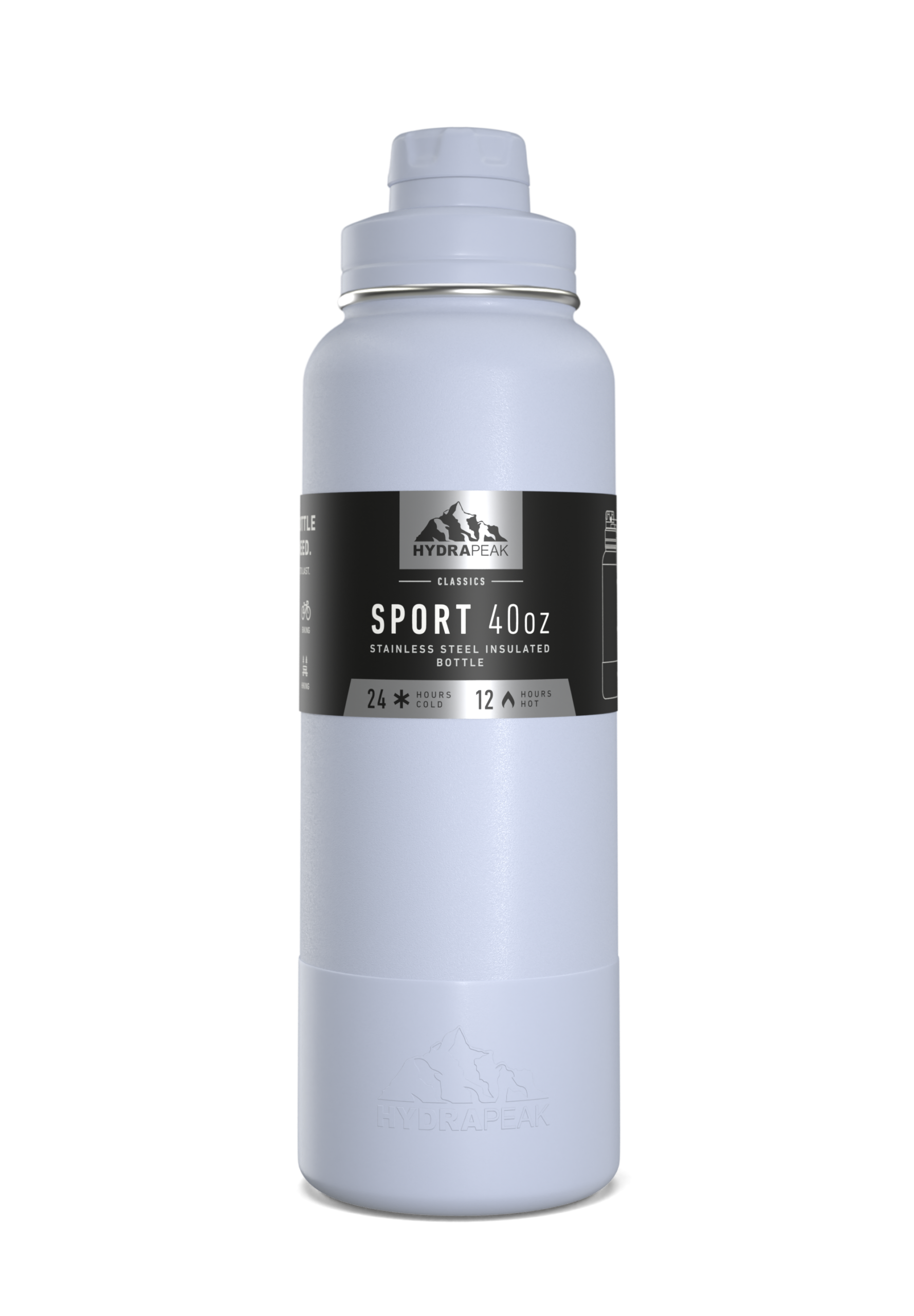 SportBootChug40 | HydraPeak 40oz chug bottle with silicone boot - Image 15