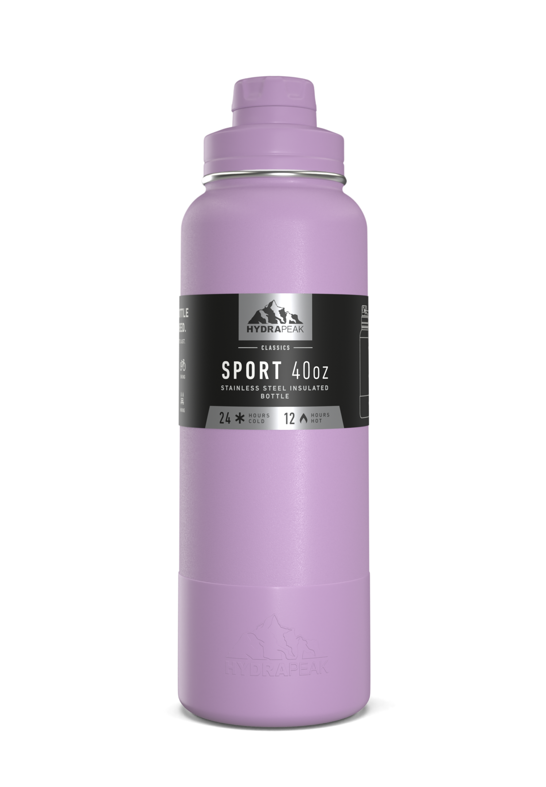 SportBootChug40 | HydraPeak 40oz chug bottle with silicone boot - Image 13