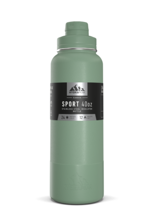 SportBootChug40 | HydraPeak 40oz chug bottle with silicone boot